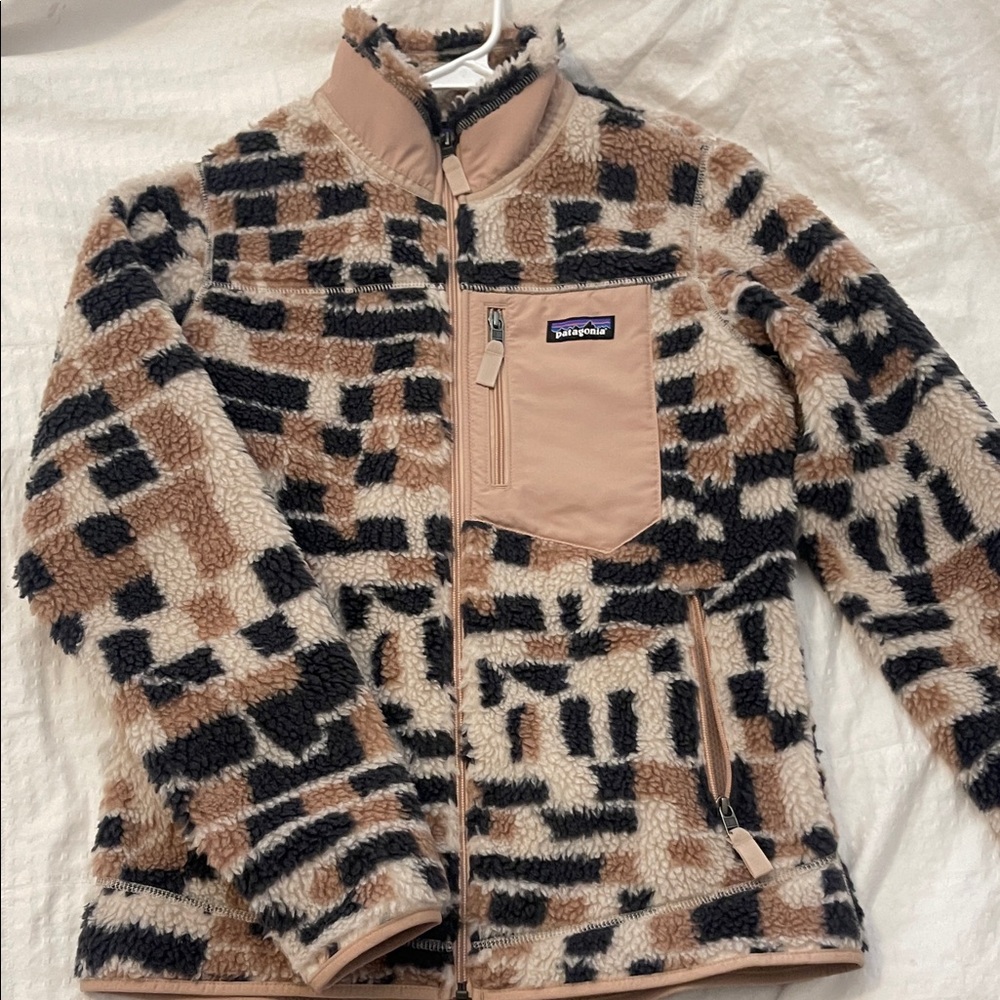 Patagonia Fleece Jacket - Brown and Black